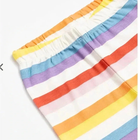 [Monica + Andy] NWOT Organic Two-Piece Rainbow Stripe Pajama Set - 5T - Picture 2 of 3